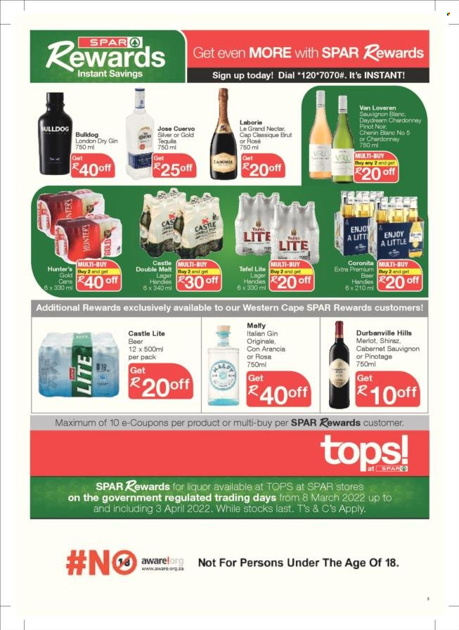 TOPS at SPAR specials - 22/03/2022 - 02/04/2022. Page 5
