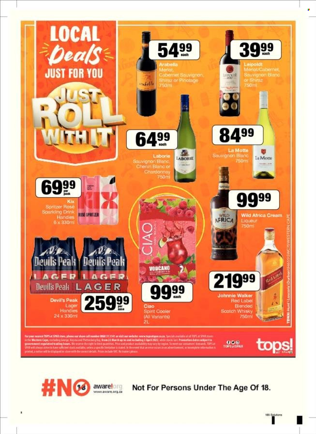 TOPS at SPAR specials - 22/03/2022 - 02/04/2022. Page 8