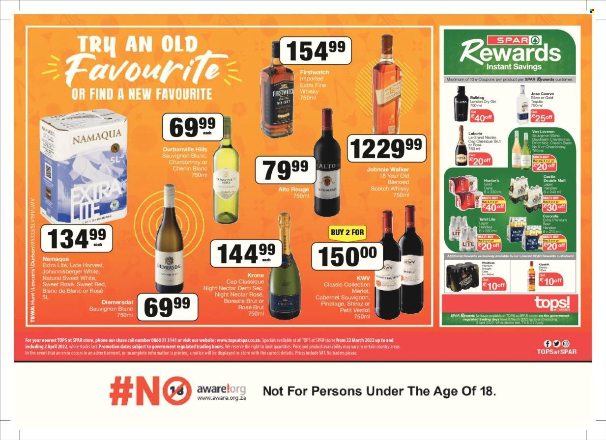 TOPS at SPAR specials - 22/03/2022 - 02/04/2022. Page 2