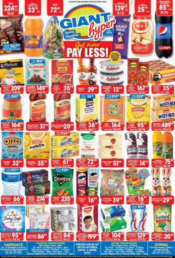 Giant Hyper catalogue  - 22/03/2022 - 03/04/2022.