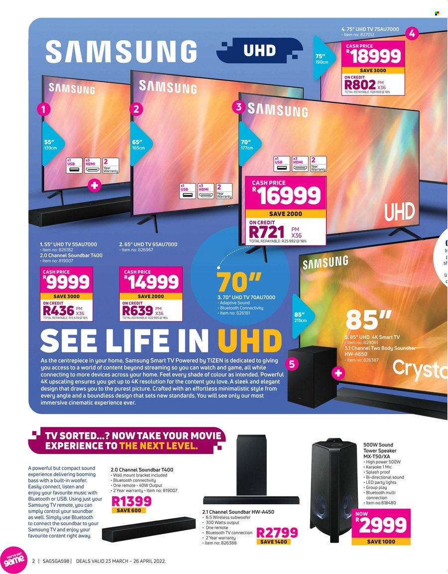 Game specials - 23/03/2022 - 26/04/2022. Page 2