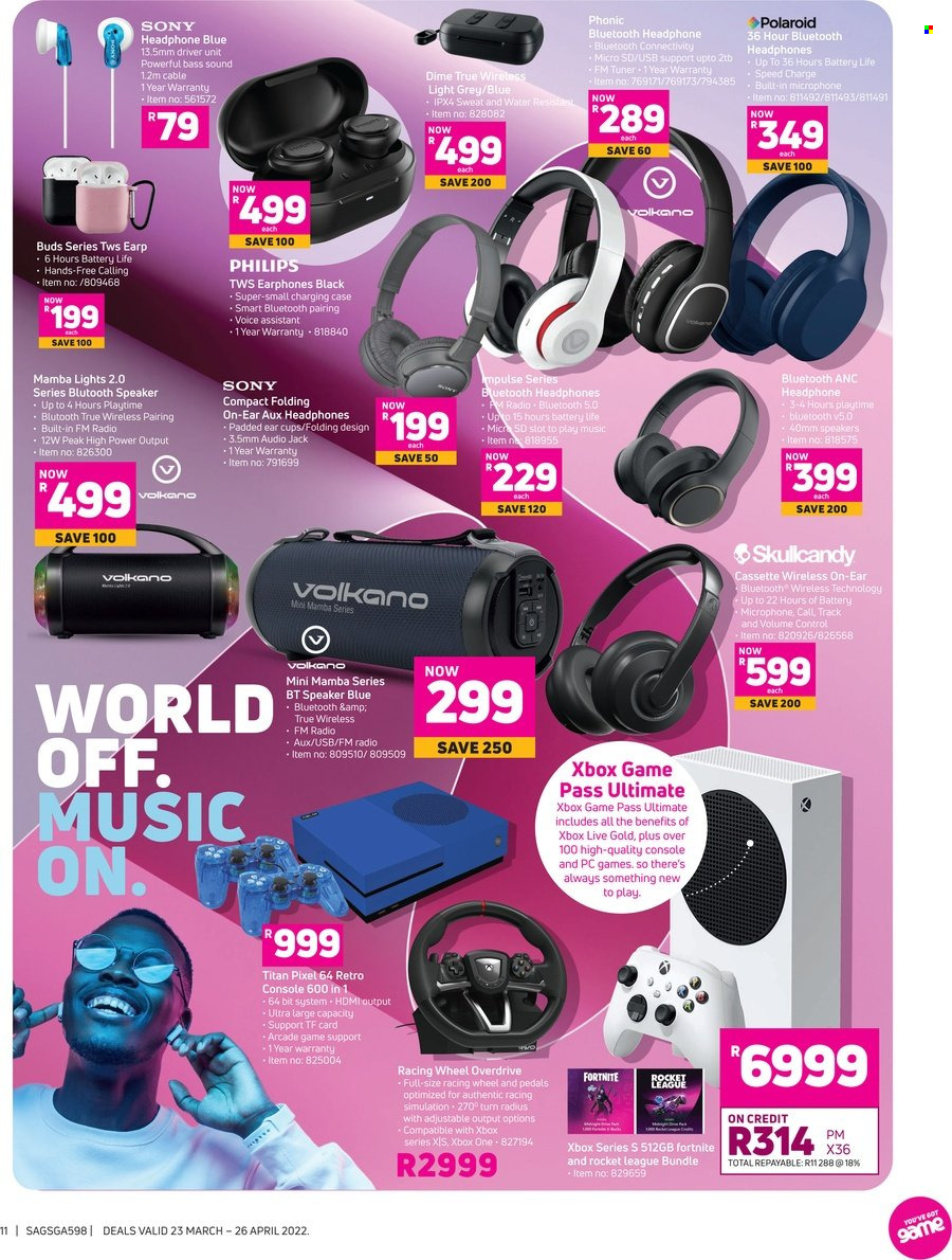Game specials - 23/03/2022 - 26/04/2022. Page 11