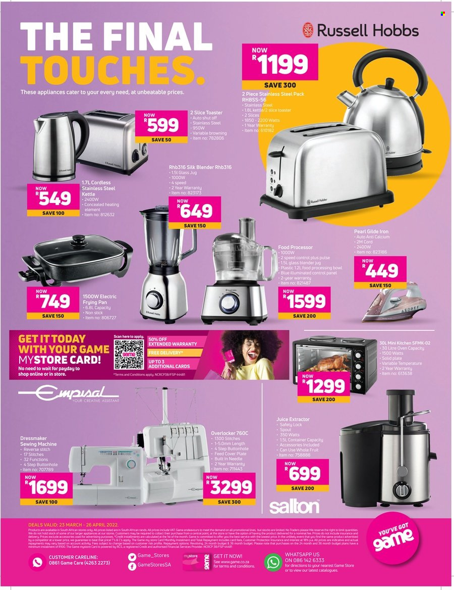 Game specials - 23/03/2022 - 26/04/2022. Page 20