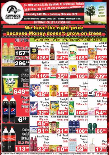 Advance Cash & Carry catalogue  - 24/03/2022 - 26/03/2022.