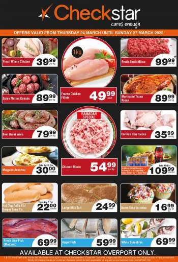 Checkstar catalogue  - 24/03/2022 - 27/03/2022.