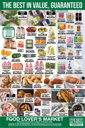 Food Lover's Market catalogue  - 24/03/2022 - 27/03/2022.