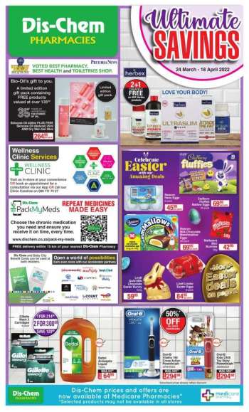 Dis-Chem catalogue  - 24/03/2022 - 18/04/2022.