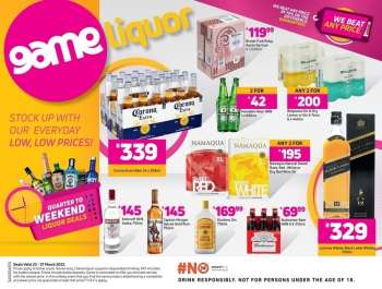 Game catalogue  - 23/03/2022 - 27/03/2022.