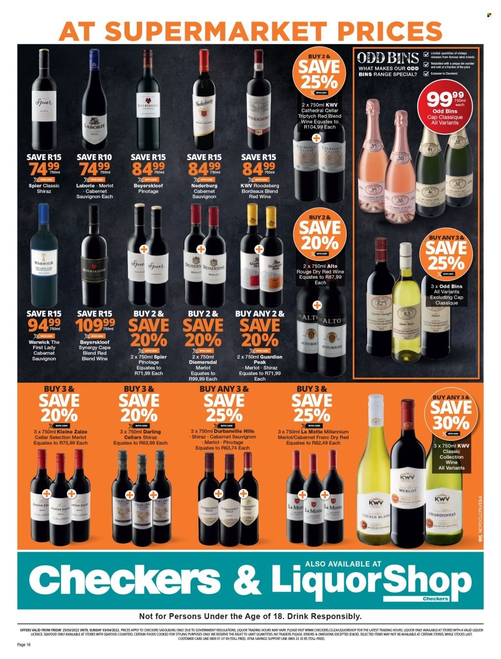 Checkers specials - 25/03/2022 - 03/04/2022. Page 16