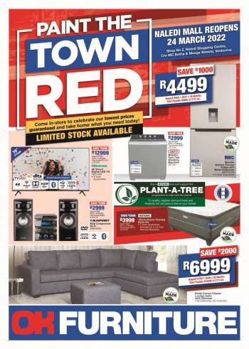OK Furniture catalogue  - 24/03/2022 - 03/04/2022.