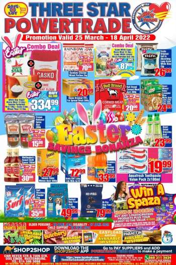 Three Star Cash and Carry catalogue  - 25/03/2022 - 18/04/2022.
