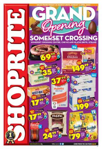Shoprite catalogue  - 25/03/2022 - 03/04/2022.