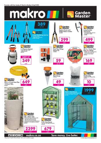 Makro catalogue  - 27/03/2022 - 25/04/2022.