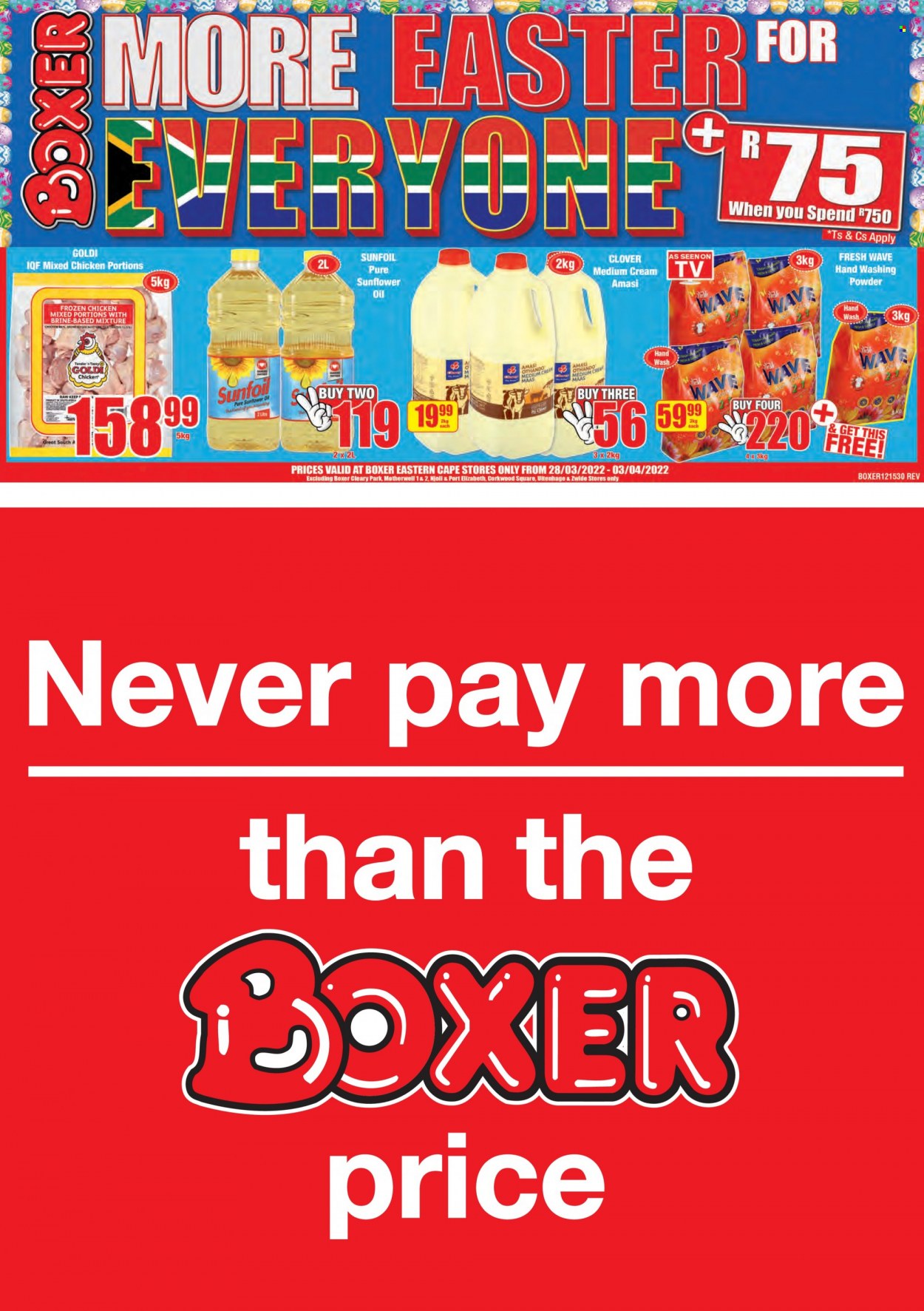 Boxer specials - 28/03/2022 - 03/04/2022. Page 1