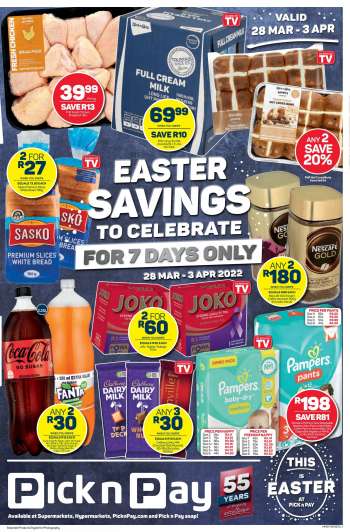 Pick n Pay catalogue  - 28/03/2022 - 03/04/2022.