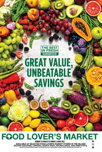 Food Lover's Market catalogue  - 28/03/2022 - 03/04/2022.