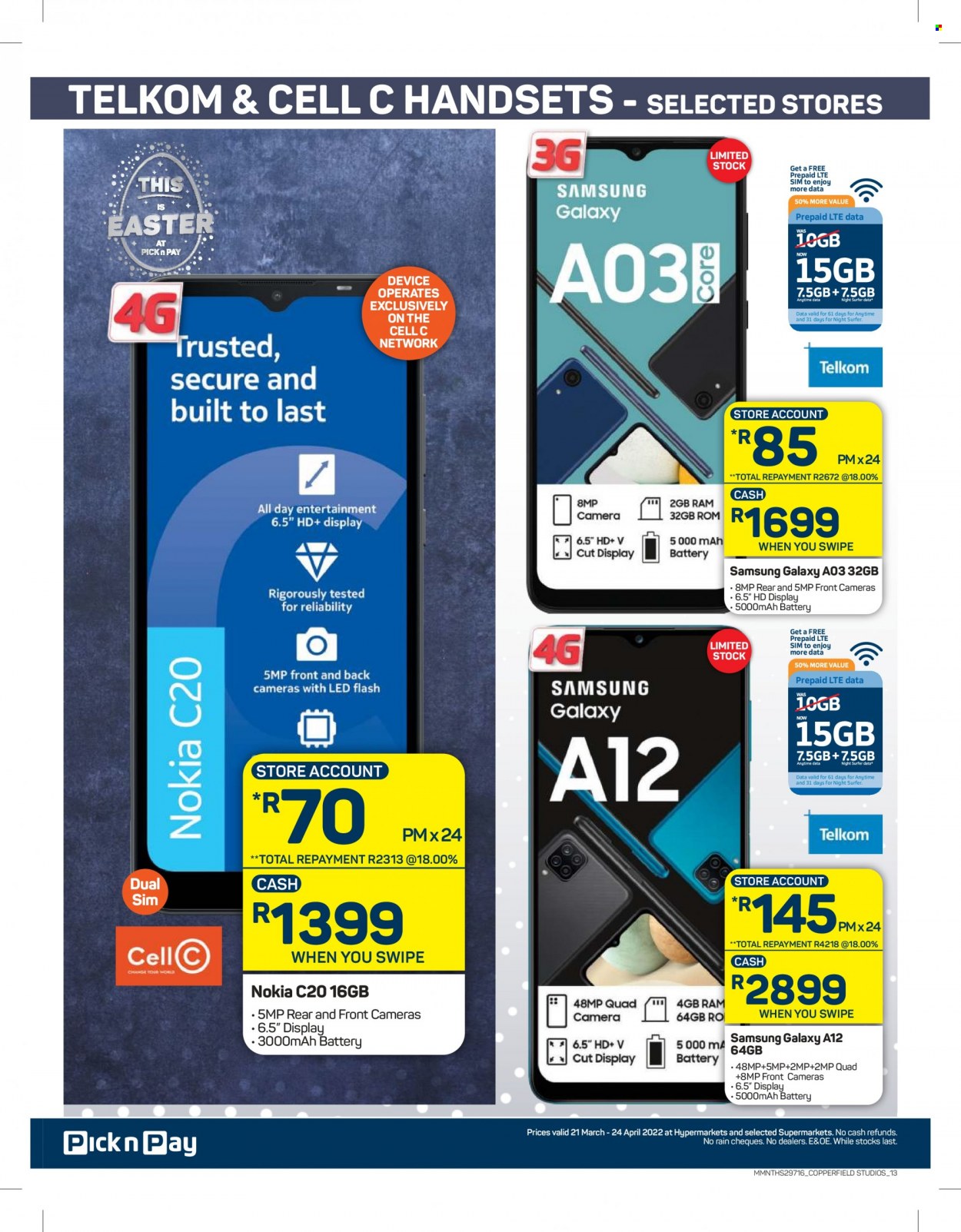 Pick n Pay specials - 21/03/2022 - 24/04/2022. Page 13