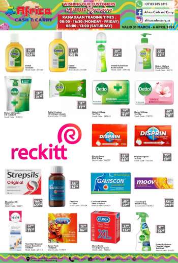 Africa Cash & Carry catalogue  - 31/03/2022 - 06/04/2022.