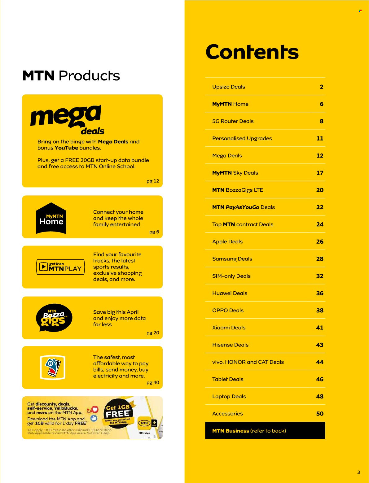 MTN specials - 01/04/2022 - 30/04/2022. Page 3