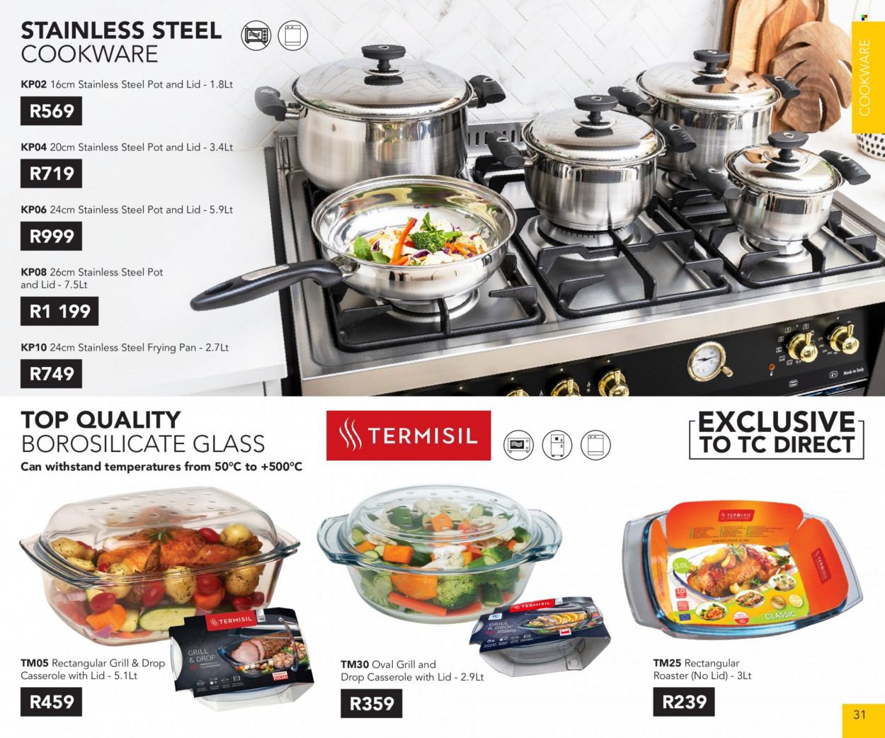 Table Charm Direct specials. Page 31