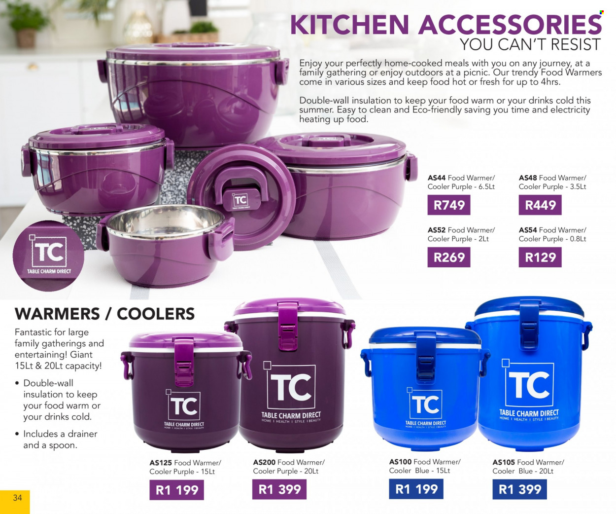 Table Charm Direct specials. Page 34