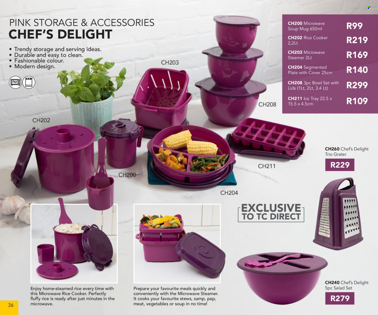 Table Charm Direct specials. Page 36