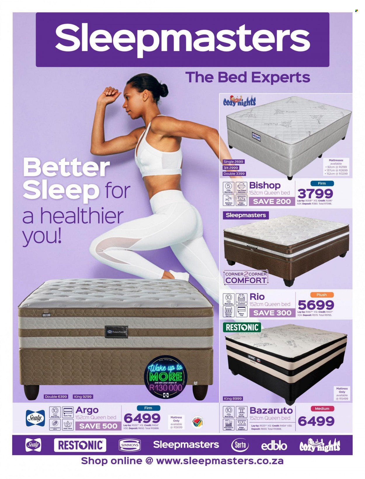 Sleepmasters specials - 04/04/2022 - 08/05/2022. Page 1