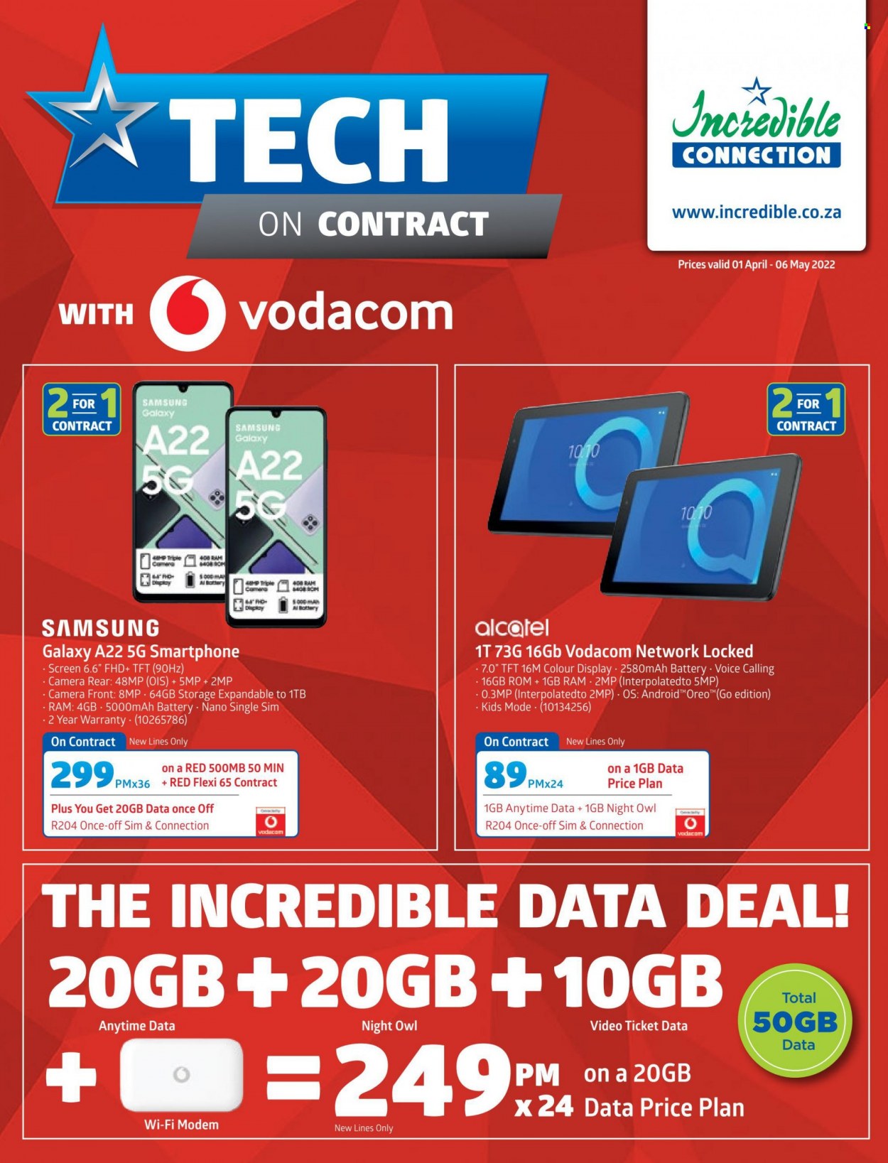 Incredible Connection specials - 01/04/2022 - 06/05/2022. Page 1