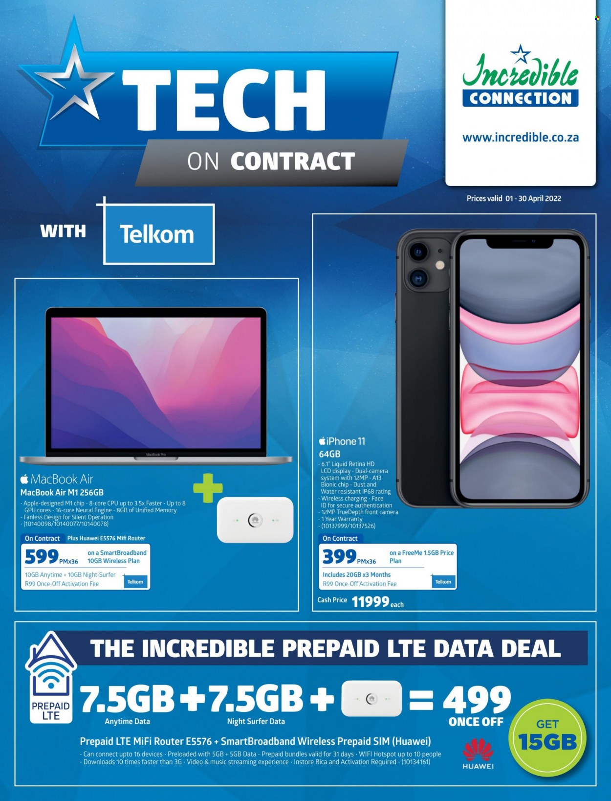 Incredible Connection specials - 01/04/2022 - 30/04/2022. Page 1