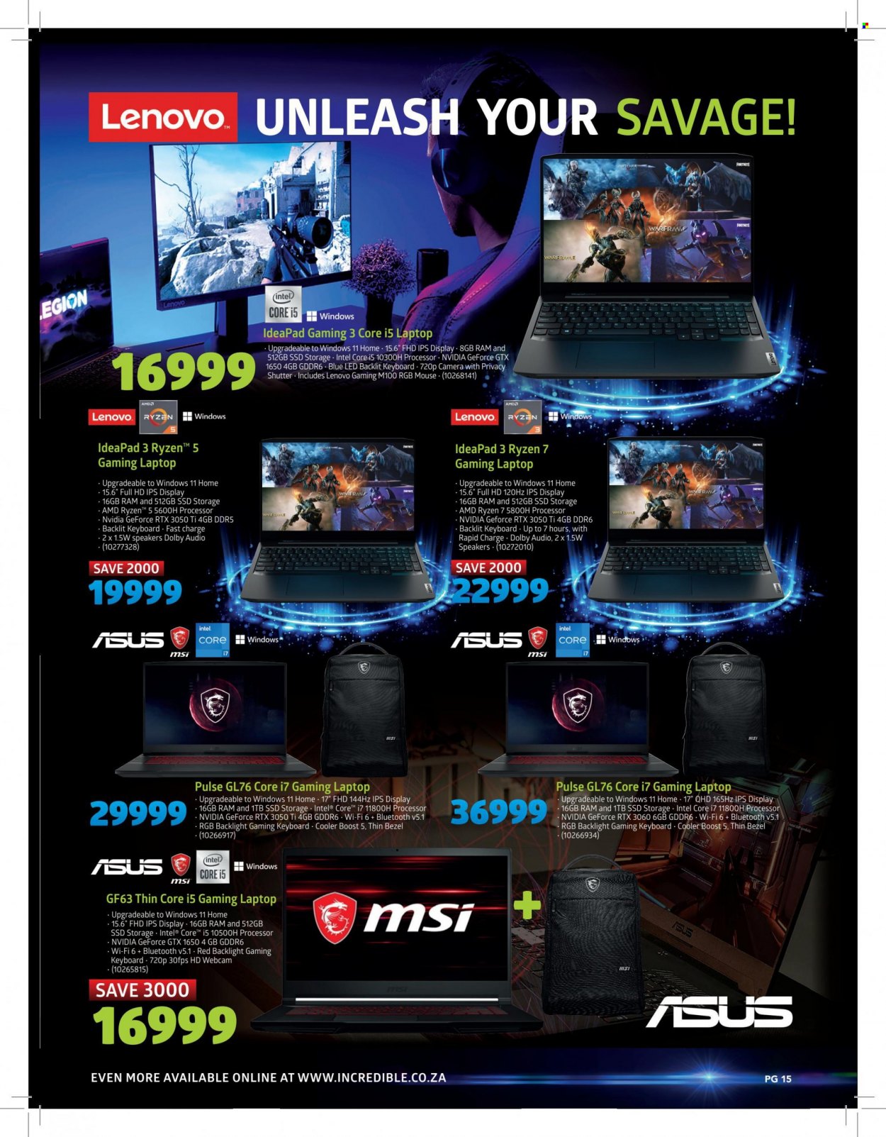 Incredible Connection specials - 08/04/2022 - 30/04/2022. Page 15