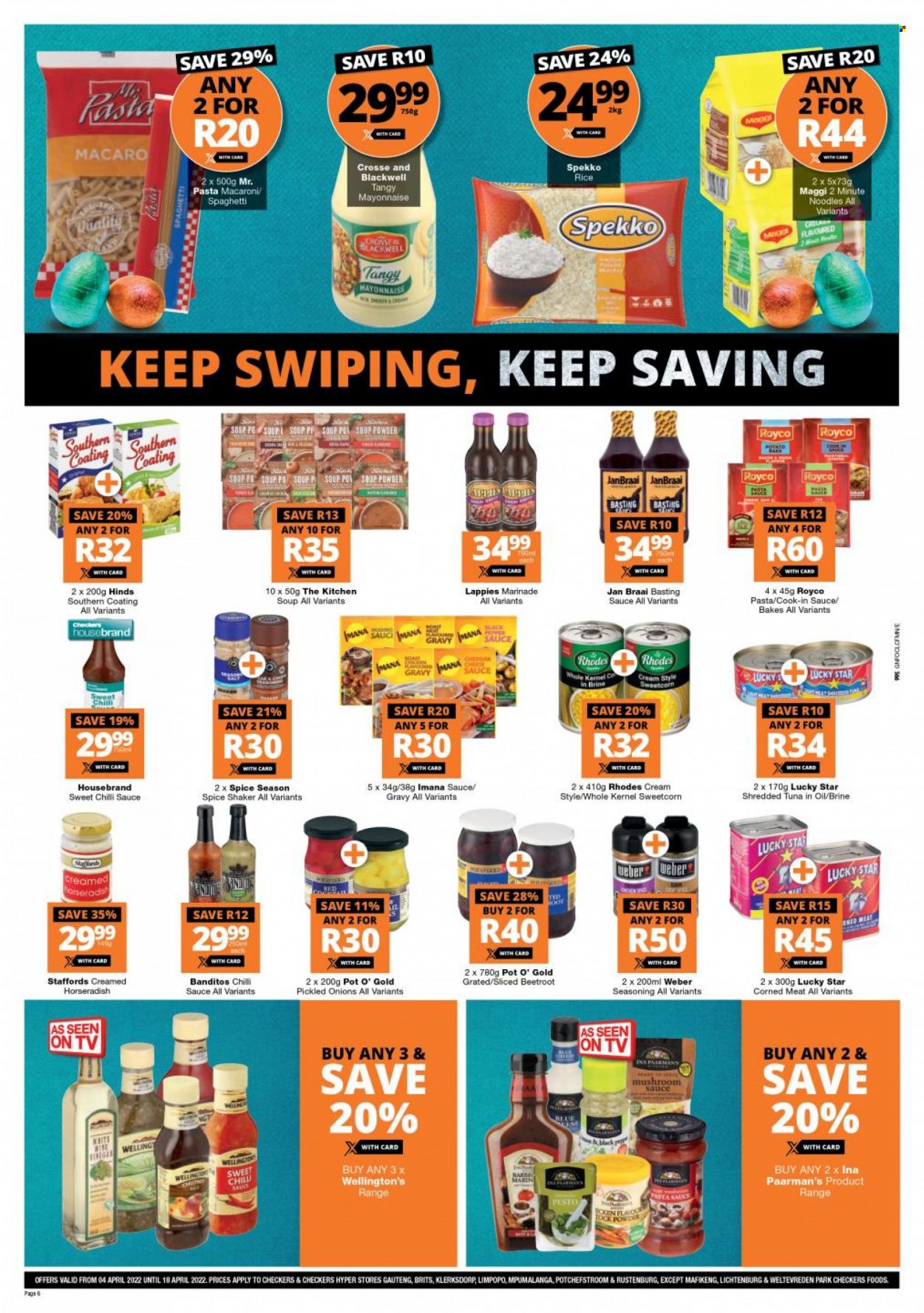 Checkers specials - 04/04/2022 - 18/04/2022. Page 6