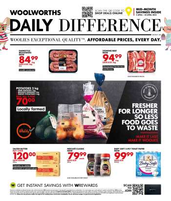 Woolworths catalogue  - 04/04/2022 - 24/04/2022.