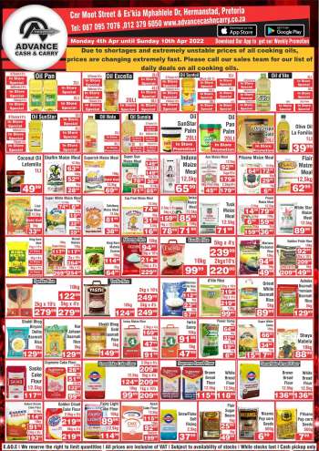 Advance Cash & Carry catalogue  - 04/04/2022 - 10/04/2022.