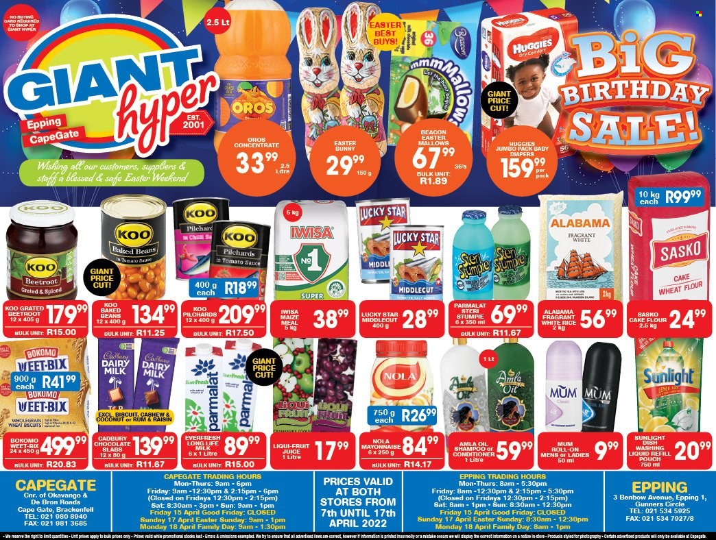 Giant Hyper specials - 07/04/2022 - 17/04/2022. Page 1