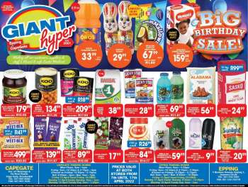 Giant Hyper catalogue  - 07/04/2022 - 17/04/2022.