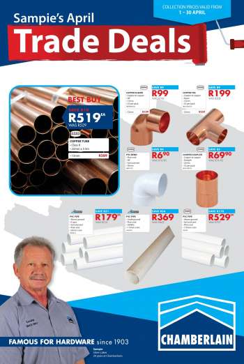Chamberlain catalogue  - 01/04/2022 - 30/04/2022.