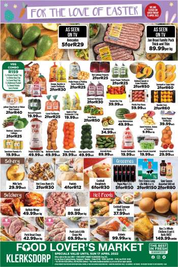 Food Lover's Market catalogue  - 14/04/2022 - 17/04/2022.