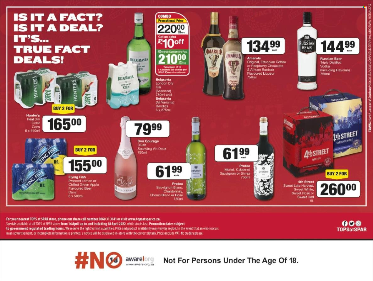 TOPS at SPAR specials - 14/04/2022 - 18/04/2022. Page 2