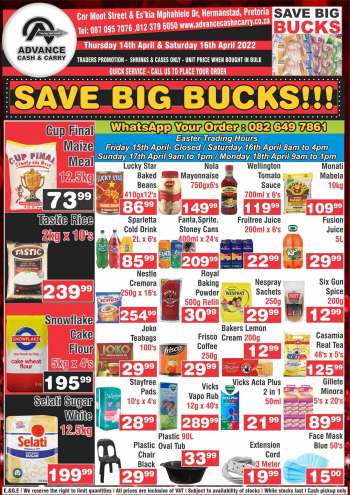 Advance Cash & Carry catalogue  - 14/04/2022 - 16/04/2022.