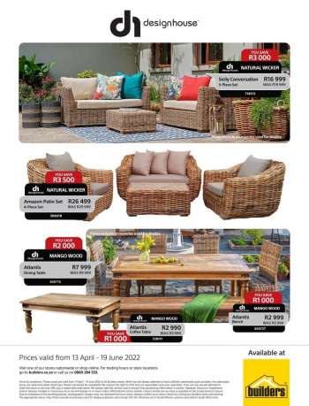 Builders catalogue  - 13/04/2022 - 19/06/2022.
