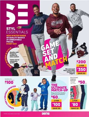 Game catalogue  - 15/04/2022 - 13/07/2022.
