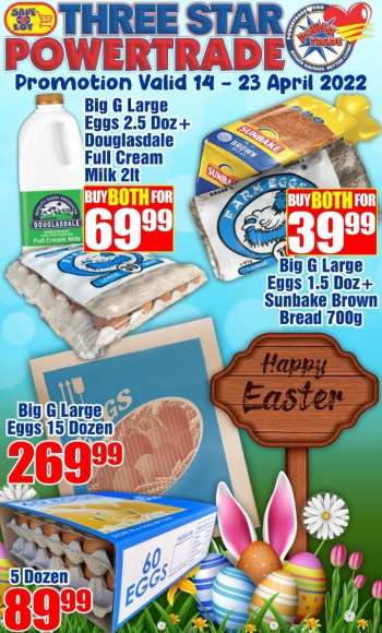 Three Star Cash and Carry catalogue  - 14/04/2022 - 23/04/2022.