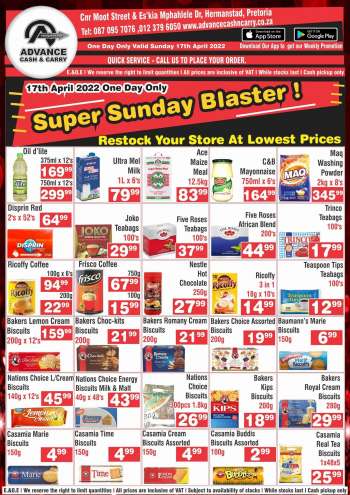 Advance Cash & Carry catalogue  - 17/04/2022 - 17/04/2022.
