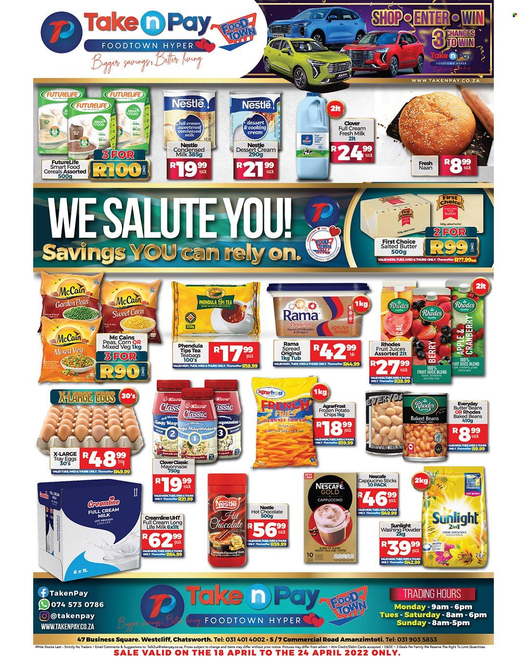 Take n Pay specials - 18/04/2022 - 24/04/2022. Page 1
