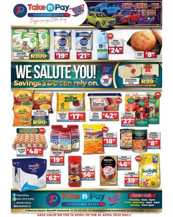 Take n Pay catalogue  - 18/04/2022 - 24/04/2022.