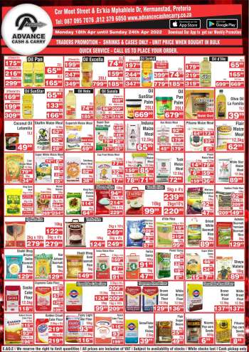 Advance Cash & Carry catalogue  - 18/04/2022 - 24/04/2022.