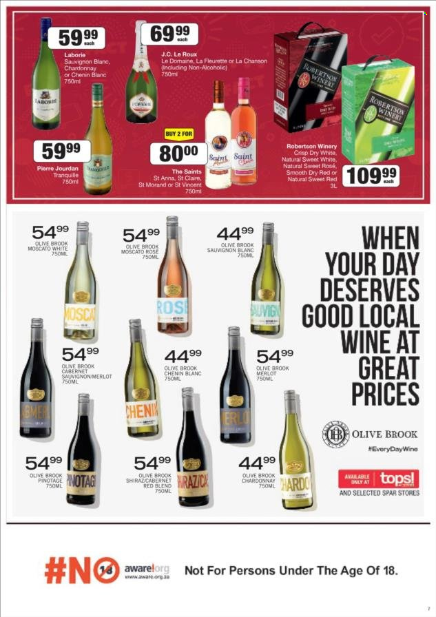 TOPS at SPAR specials - 19/04/2022 - 01/05/2022. Page 7