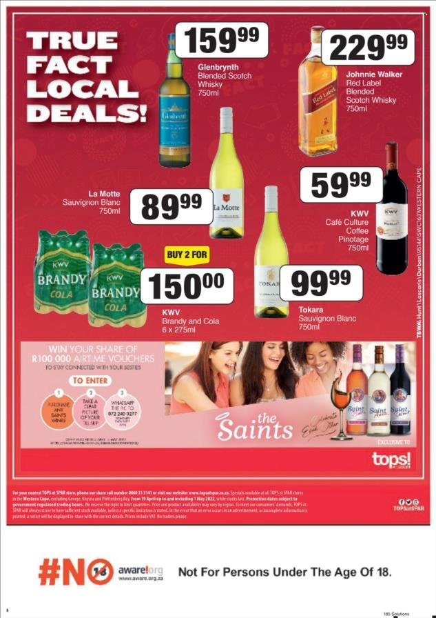 TOPS at SPAR specials - 19/04/2022 - 01/05/2022. Page 8