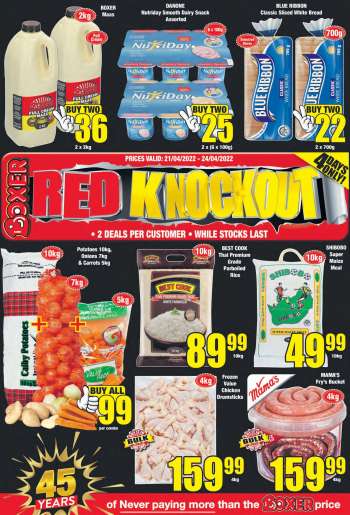Boxer catalogue  - 21/04/2022 - 24/04/2022.