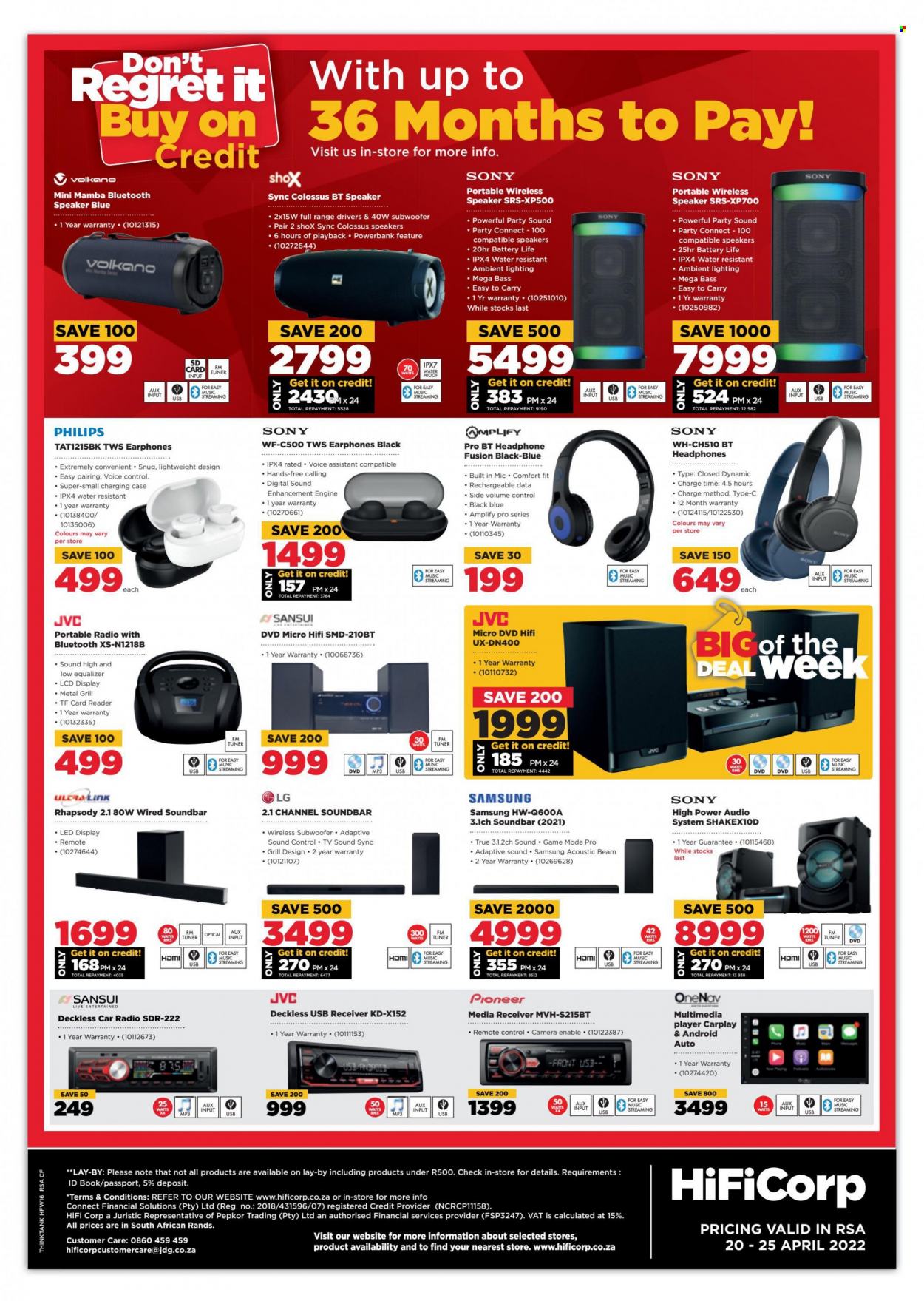 HiFi Corp specials - 20/04/2022 - 25/04/2022. Page 8